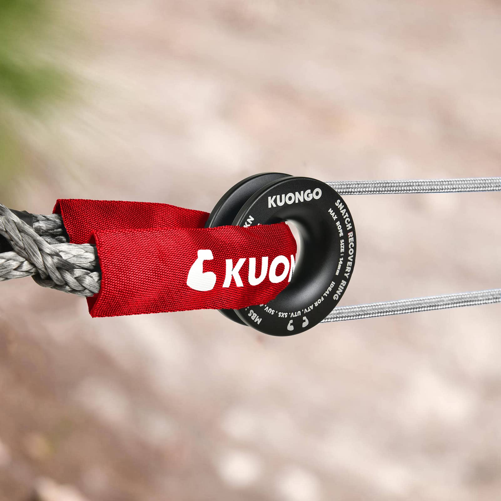 Amazon | ソフトシャックル合成ロープ 2点セット 11mm*50cm 16330KG