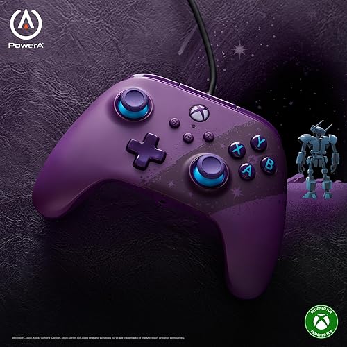 Miniatura 2 de PowerA Advantage Wired Controller for Xbox Series X S - Celestial Purple, gamepad, hall effect thumbsticks, gaming controller, USB-C, Works with