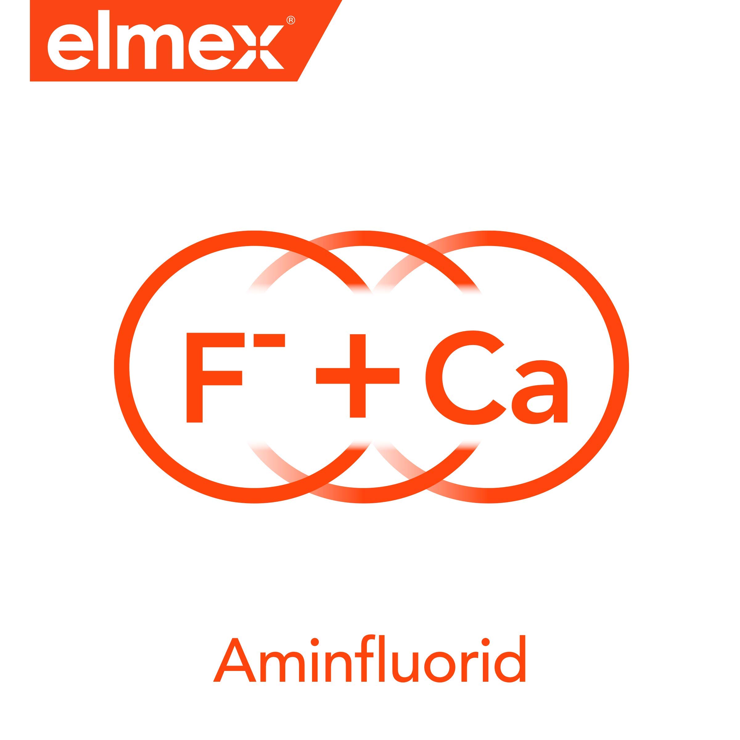 elmex Balsamo per la bocca, protezione carie, 6 x 400 ml, pulizia antibatterica dei denti senza alcool, protegge efficacemente dalla carie, per l'uso quotidiano con doppio scudo di calcio attivo