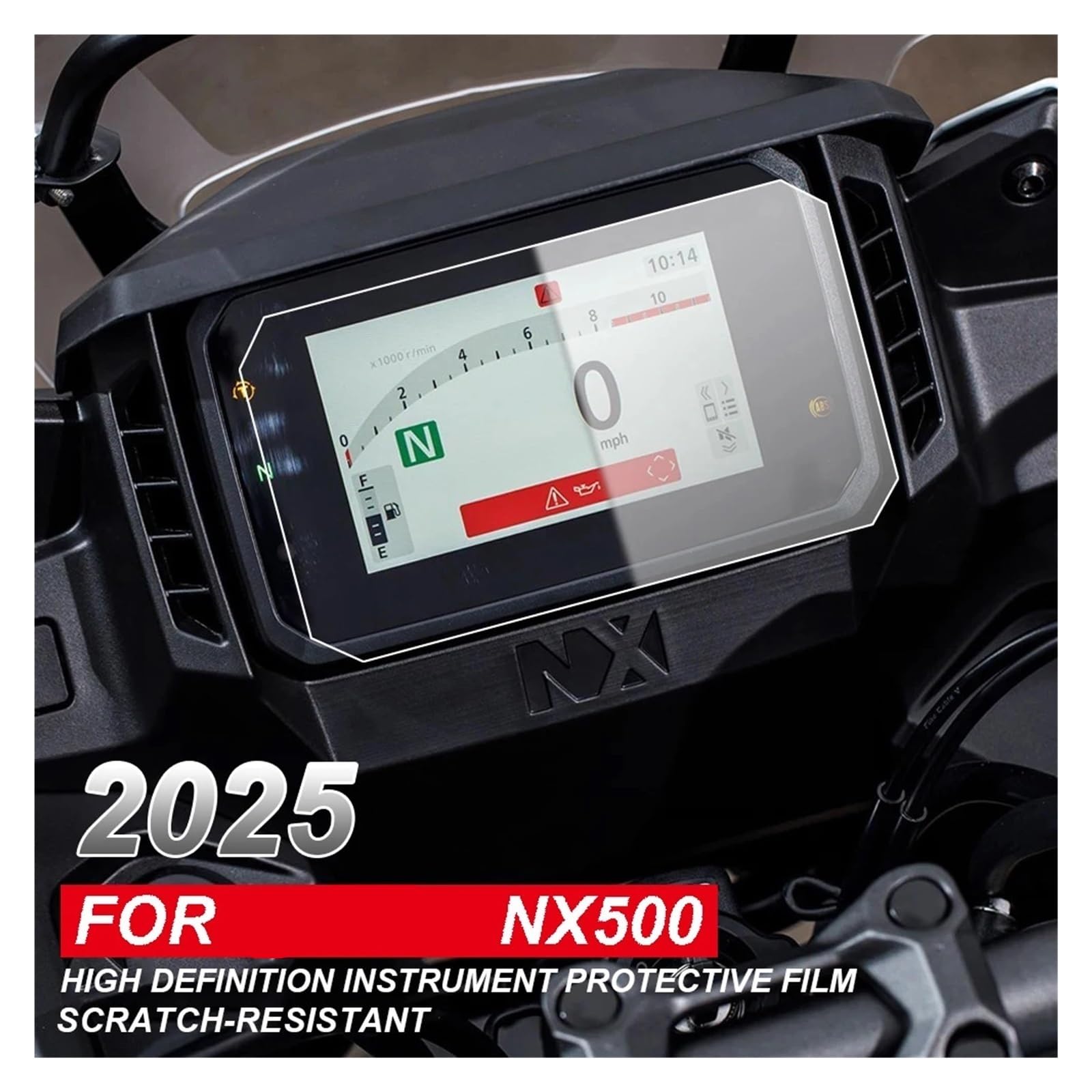 Bildschirm Schutz Zubehör Für Hond&a NX500 NX 500 Motorrad: Kratzschutzfolie Für Instrumententafel Und Cockpit (ab 2025)