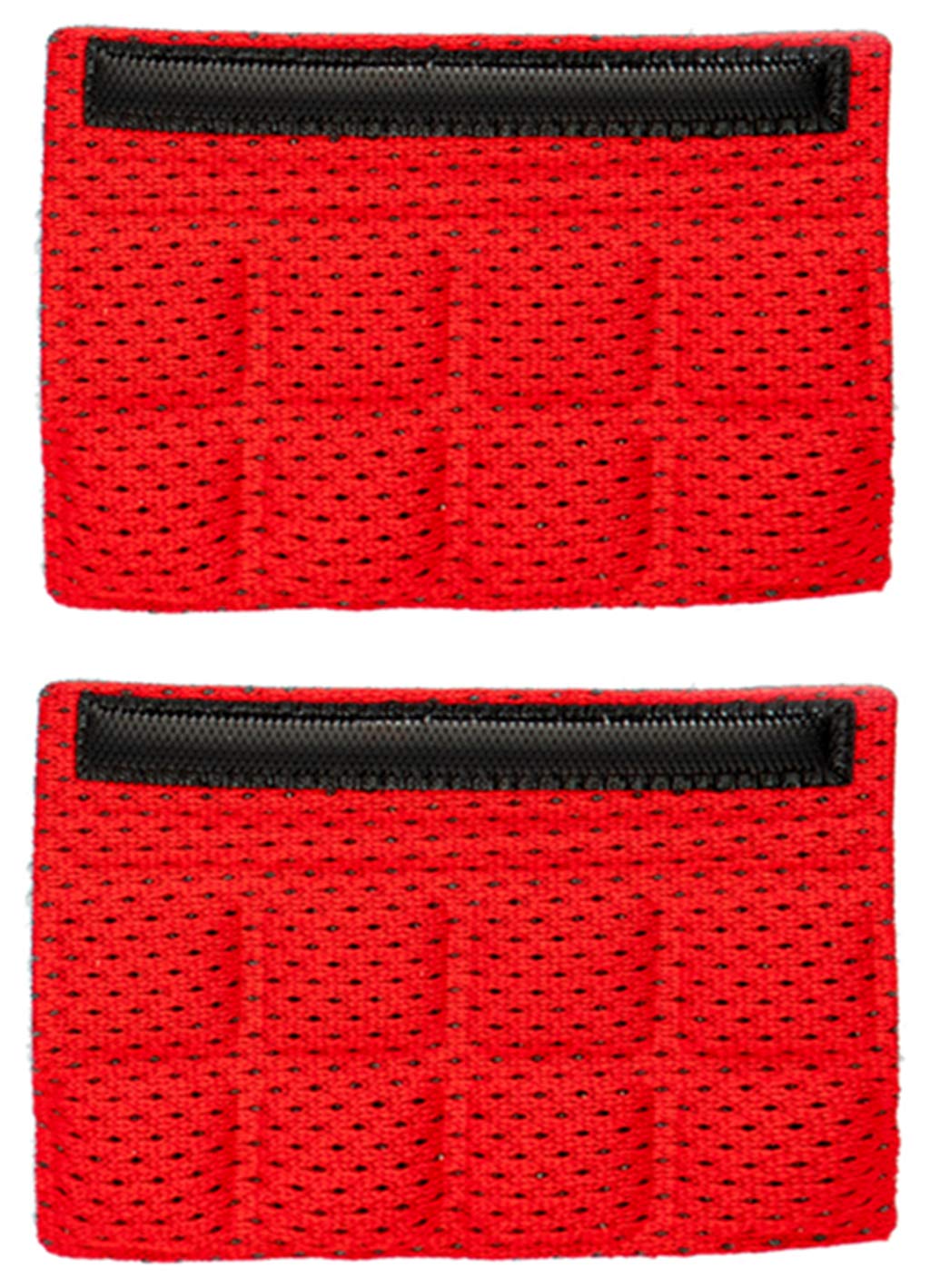 Jipemtra Helmet Chin Pads Foam Pads Set Chin Strap Padding Replacement Universal for Cycling Bike Motorcycle Helmet (Red 2PCS)