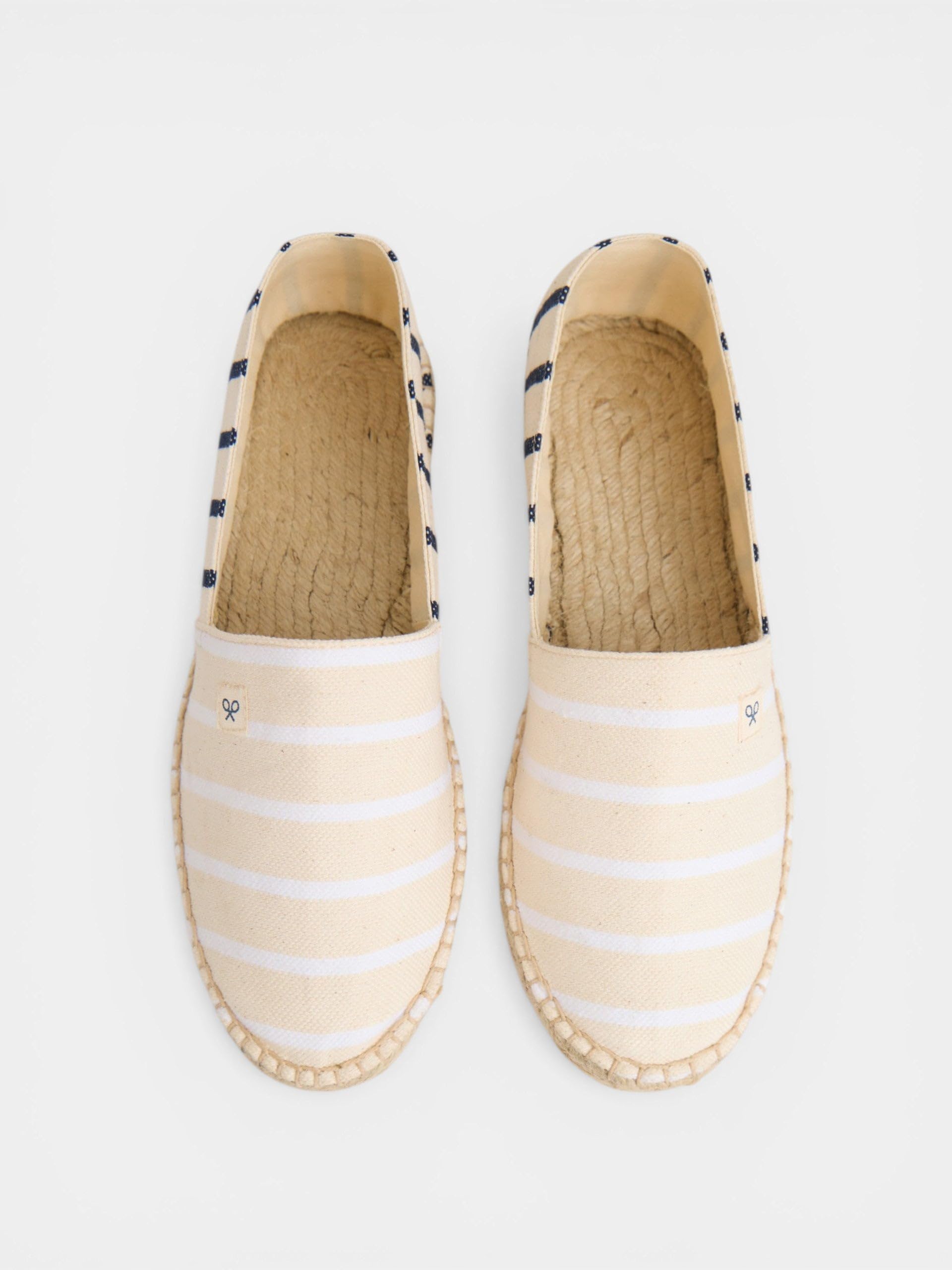 SILBON Alpargata Rayas para Hombre