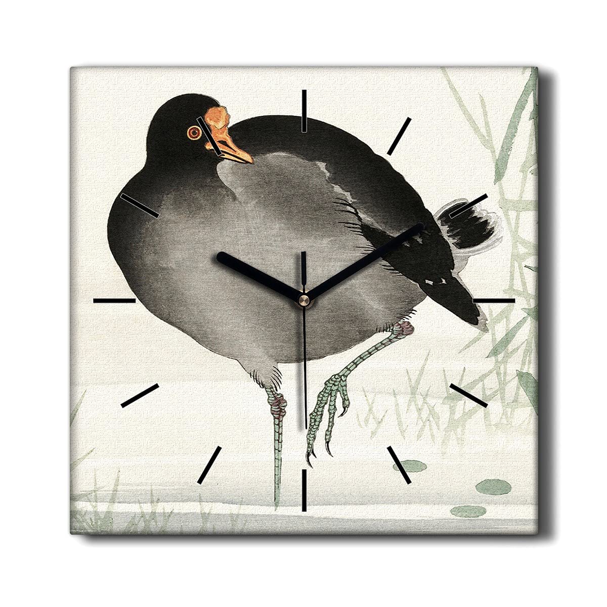 Horloge Murale Décoration Salon 30x30cm pour Ambiance Zen