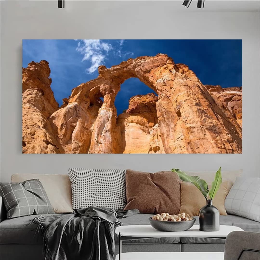 Peinture Diamant 5D Complet,Pierre de Montagne Diamond Painting Grand Format Kit,Broderie Diamant Kit Complet,Tableau Perle Diamant Point De Croix,Diamant Painting Décoration Murale (80x220cm)