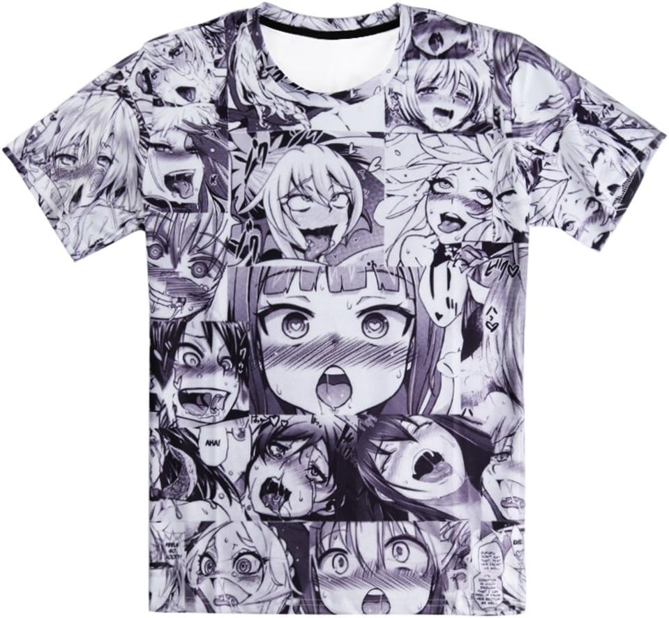 Nieface Anime Ahegao Funny 3D All Over Print Hoodies Joggers Hipster Sweatshirts Set