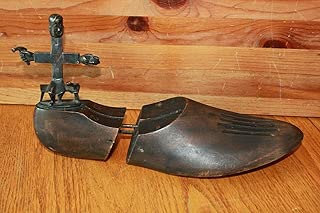 Hebald 1955 Shoe maker sculpture Brass wooden shoe tree stretcher shaper For Vintage - coolthings.us