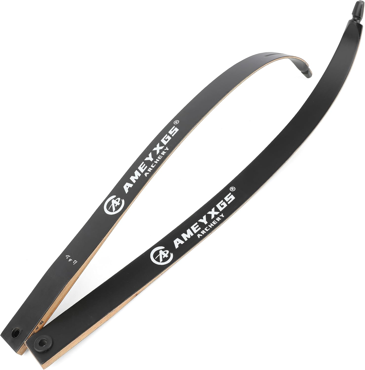 62" Takedown Recurve Bow Kit Traditional Wooden Bow Adults Youth 20-50Lbs for Right-Hand Hunting Practice Target Shooting