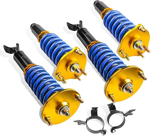 Miniatura 18 de MOSTPLUS Puntales helicoidales compatibles con MK2 MK3 1995-2002 Volkswagen Cabrio/ 90-95 Corrado/ 85-99 Golf Jetta (solo cuerpo 1999 Jetta MK3)