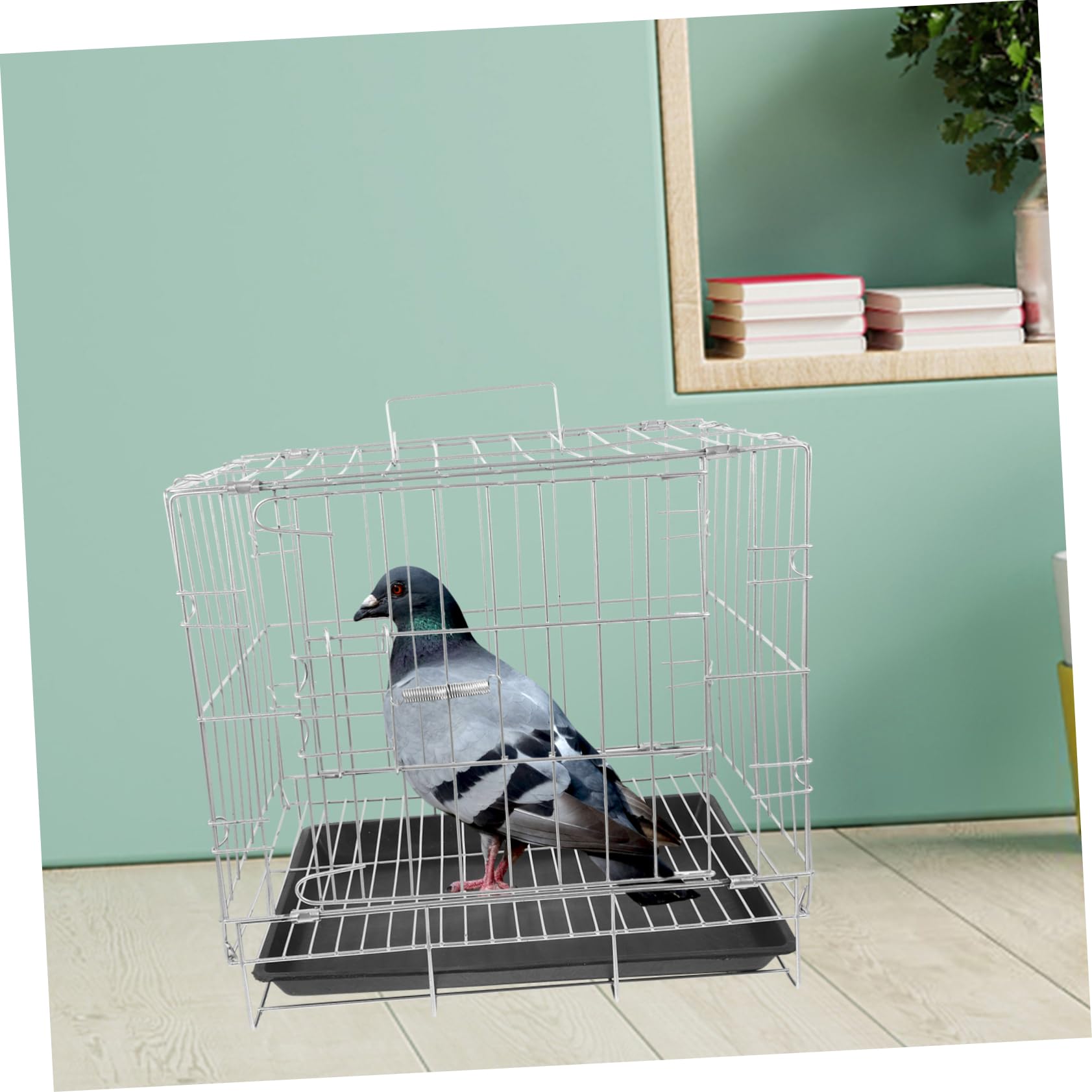 TOYANDONA Jaula de Cría para Inoxidable con Bandeja Extraíble para Observación y Cría Casa para Aves