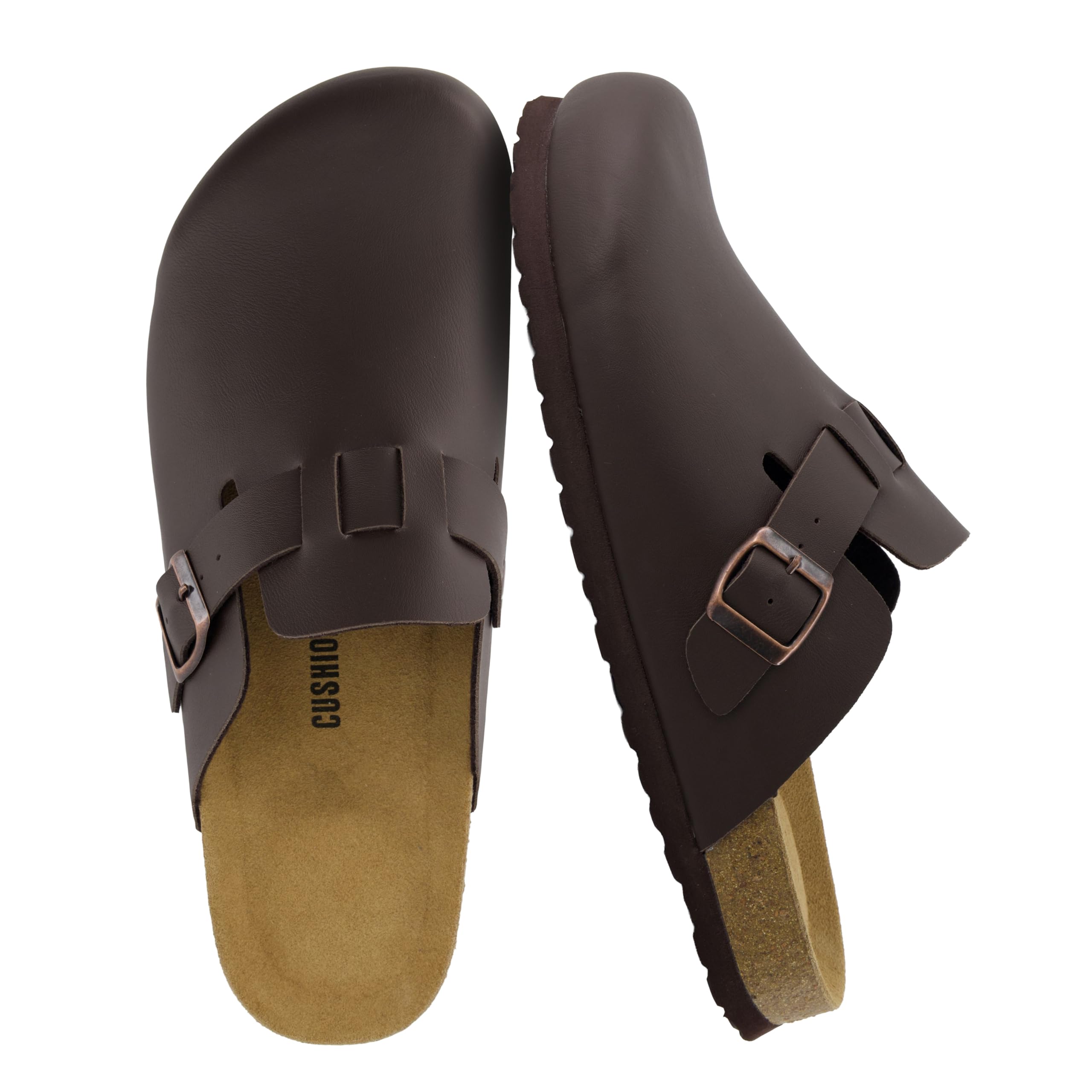 cushionaire Men's Haze Genuine Suede Faux Fur Cork Footbed Clog with +Comfort-picture-25