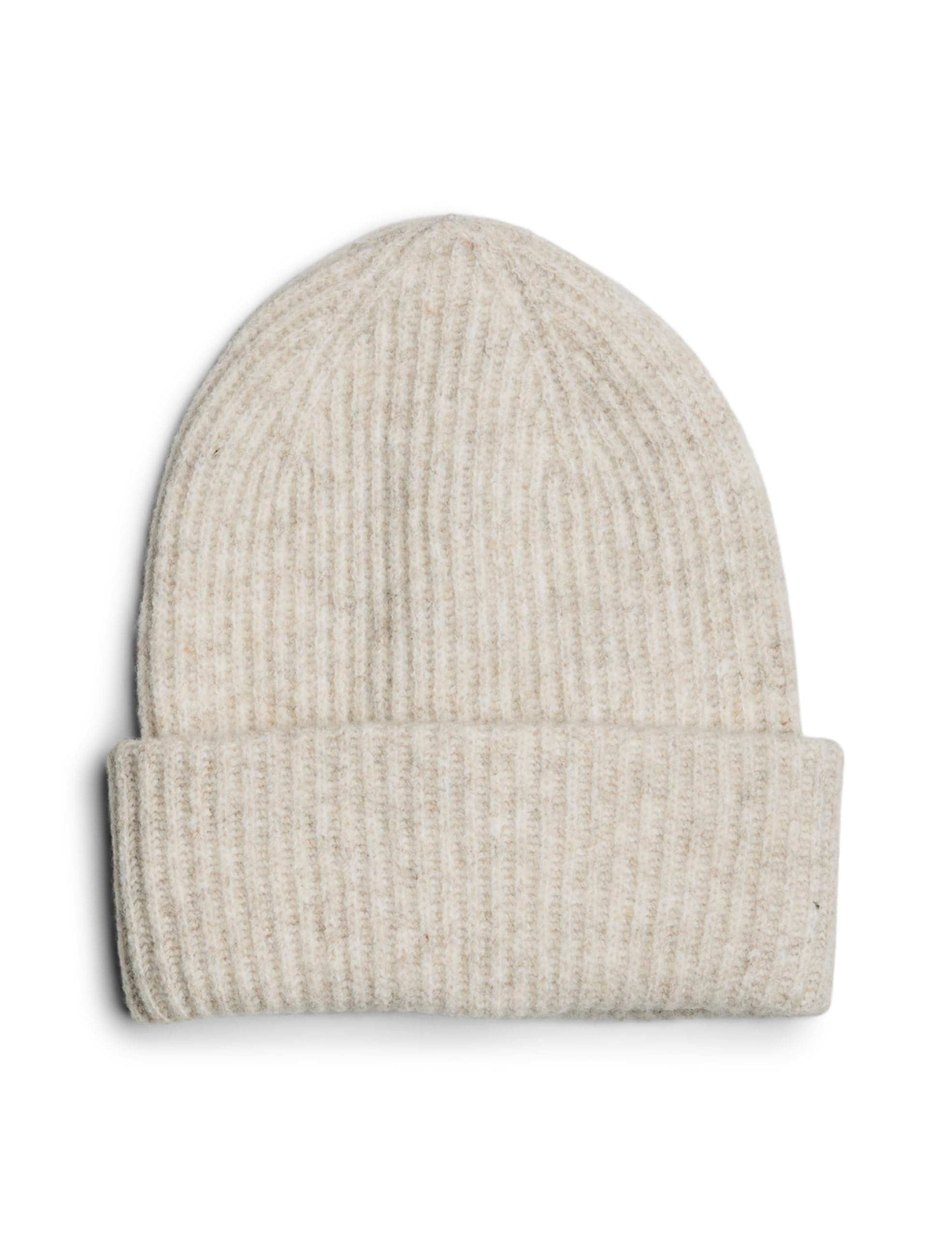 PIECES Women's Pcmoella Hood Noos BC Beanie, White Cap Grey/Detail: Melange, One Size Fits All