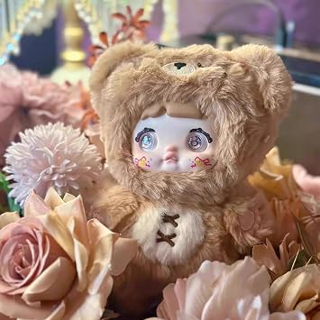 Aven Rabbit Nommi Loveliness Never Ends Series Blind Box Action Figures Mystery Box Cute Random Toys Birthday Gift Christmas Collectible Toy for Desktop Ornaments, 1PC