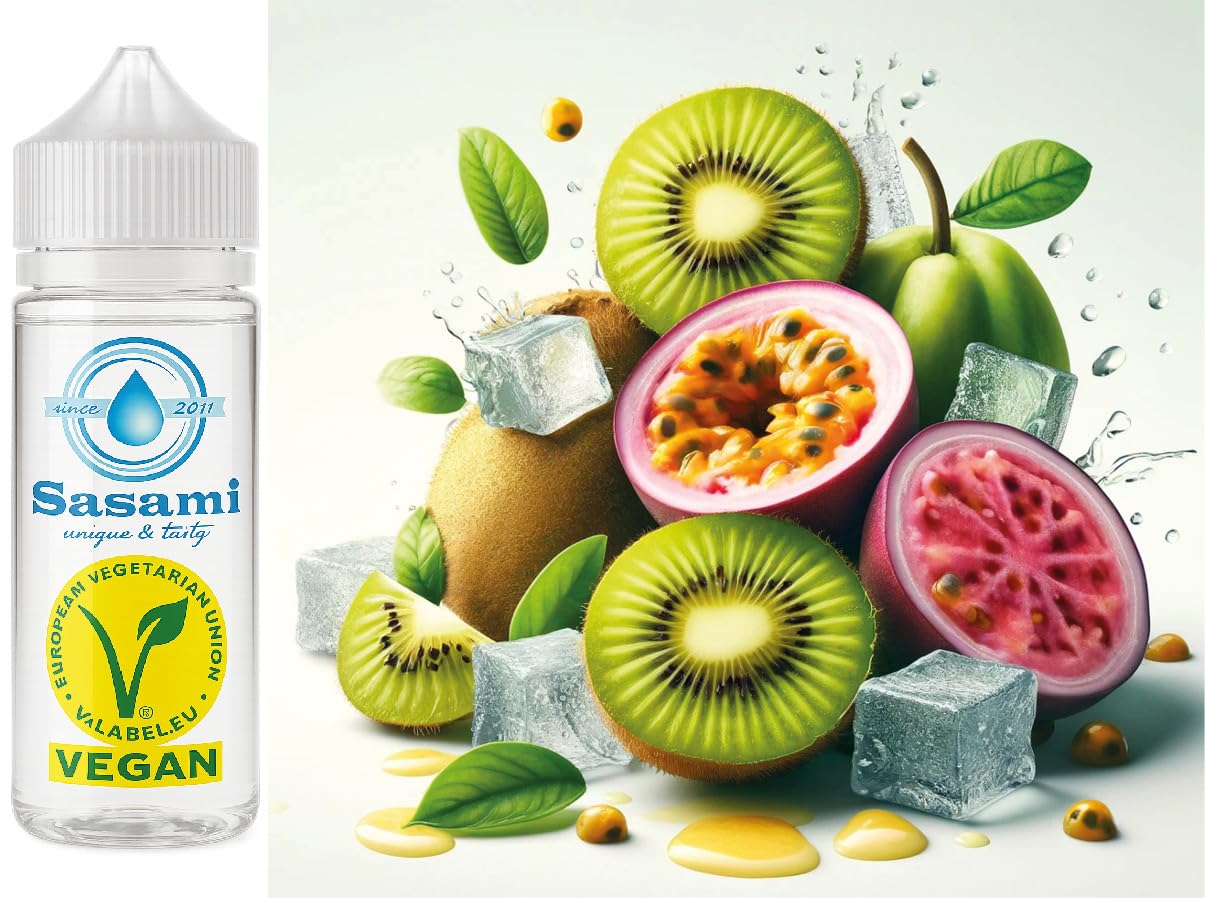 Tropical Frost Fusion - kiwi frutto della passione guava ghiaccio aroma concentrato - vegano - Sasami - 100ml