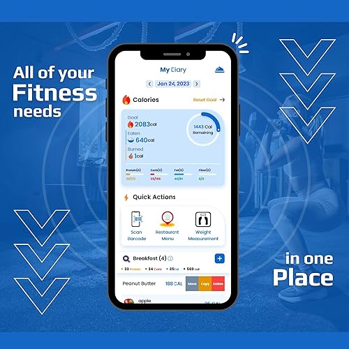 Miniatura 6 de NextLevel Fit Báscula de cocina inteligente seguimiento nutricional preciso y gestión de la dieta, sincronización de aplicaciones para contar