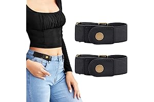 No Buckle Belt Stretch Comfort Fit with Strong Hook & Loop Closure