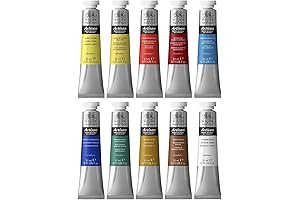 10-Piece Artisan Water Mixable Oil Color Set
