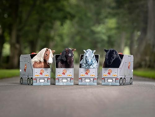 Miniatura 3 de LeMieux. Caballo de juguete Pony Freya para niños - Marrón - Abrigo suave - Flexible - Juego de simulación - Caballo de peluche - Regalo para niños