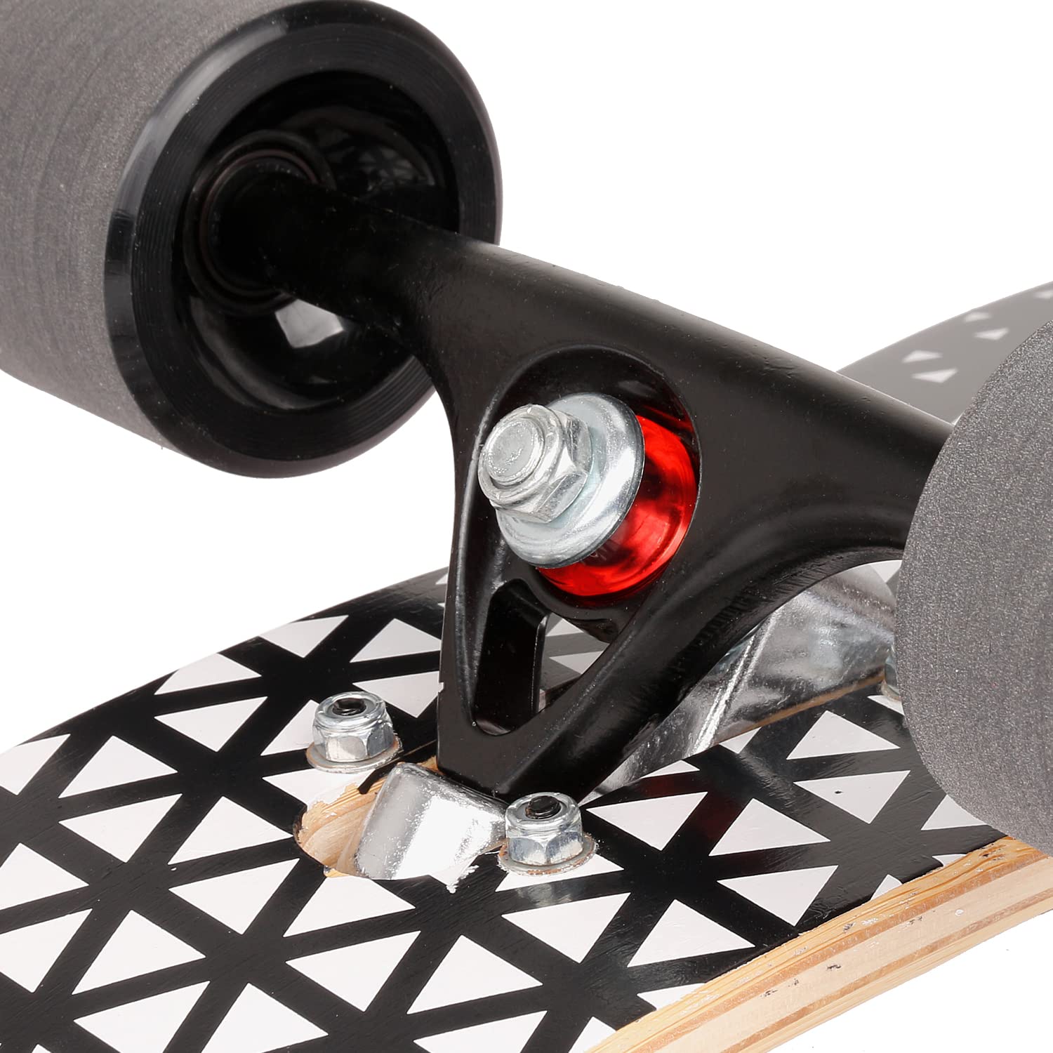 FunTomia Longboard Camber avec roulement à billes Mach1 en céramique Flex1 Drop Through Cruiser Freeride Skaten Planche complète avec outil en T