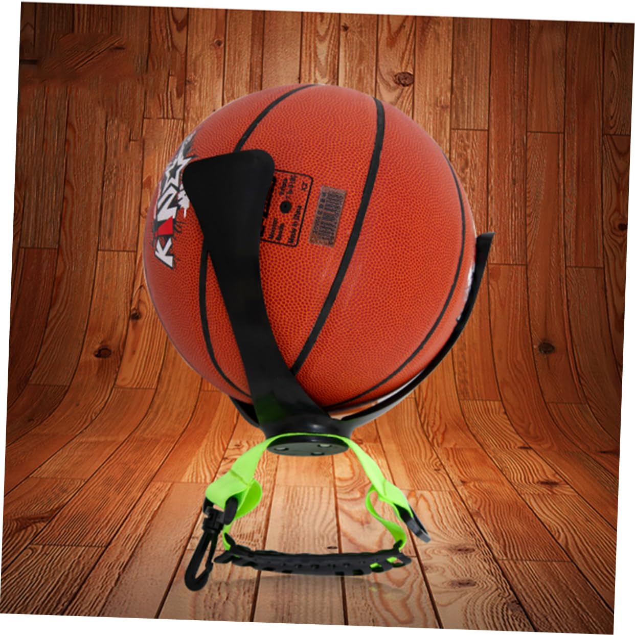 BRIGHTFUFU 1pc Basketball Holder Storage Rack Light Green Ball Display Stand for Basketball Football Volleyball Rugby Durable Design for Organized Sports Equipment