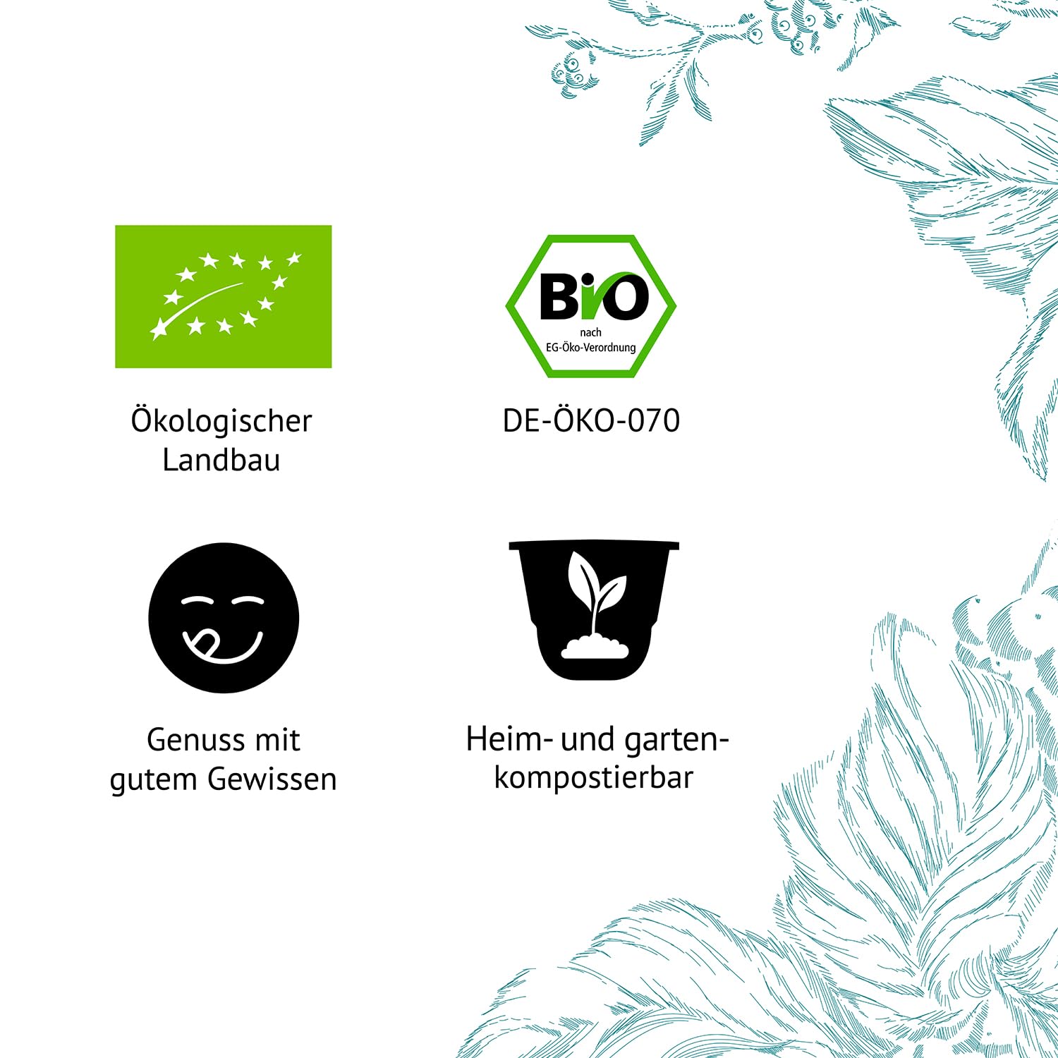 My Coffee Cup – MEGA BOX LUNGO CAFFÈ CREMA – BIO-KAFFEE I 100 Kaffeekapseln für Nespresso®³-Kapselmaschinen I 100% heim- und gartenkompostierbare I nachhaltig – 0% Alu