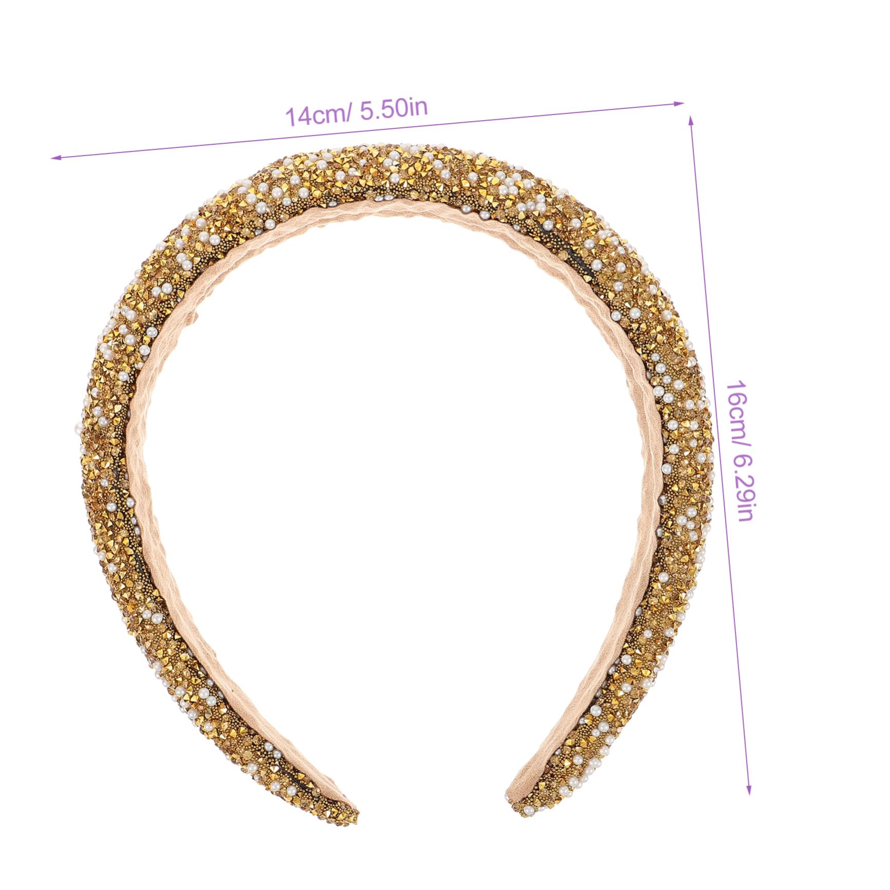 5stücke Damen Haarband Mit Perlen Breites Design Für Makeup Und Gesichtspflege Elegantes Accessoire Für Partys Und Besondere Anlässe Vielseitig Und
