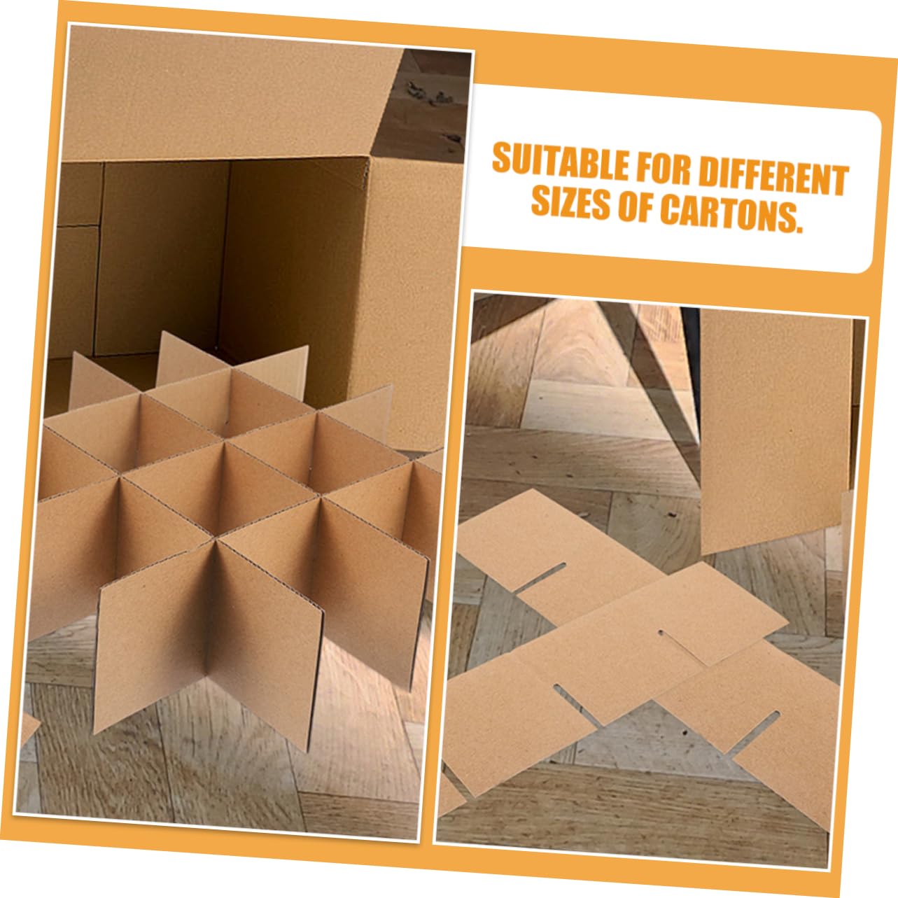 10sets Divisori Per Scatole Trasloco Protezione Per Piatti e Fragili Riutilizzabili e Resistenti Per e Spedizione