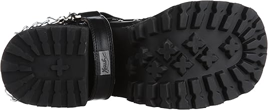 Amazon | [ヨースケ] ハード系厚底レースアップロングブーツ 2600289