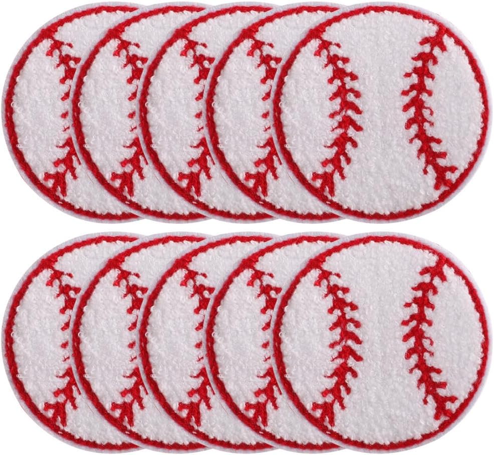 20 pcs Wear-Resistant Hat Patches 3.03 in Embroidered Appliques Decorative Coat Patches for Clothes Accessories DIY Repair on Jackets Bags Hats Shoes Socks