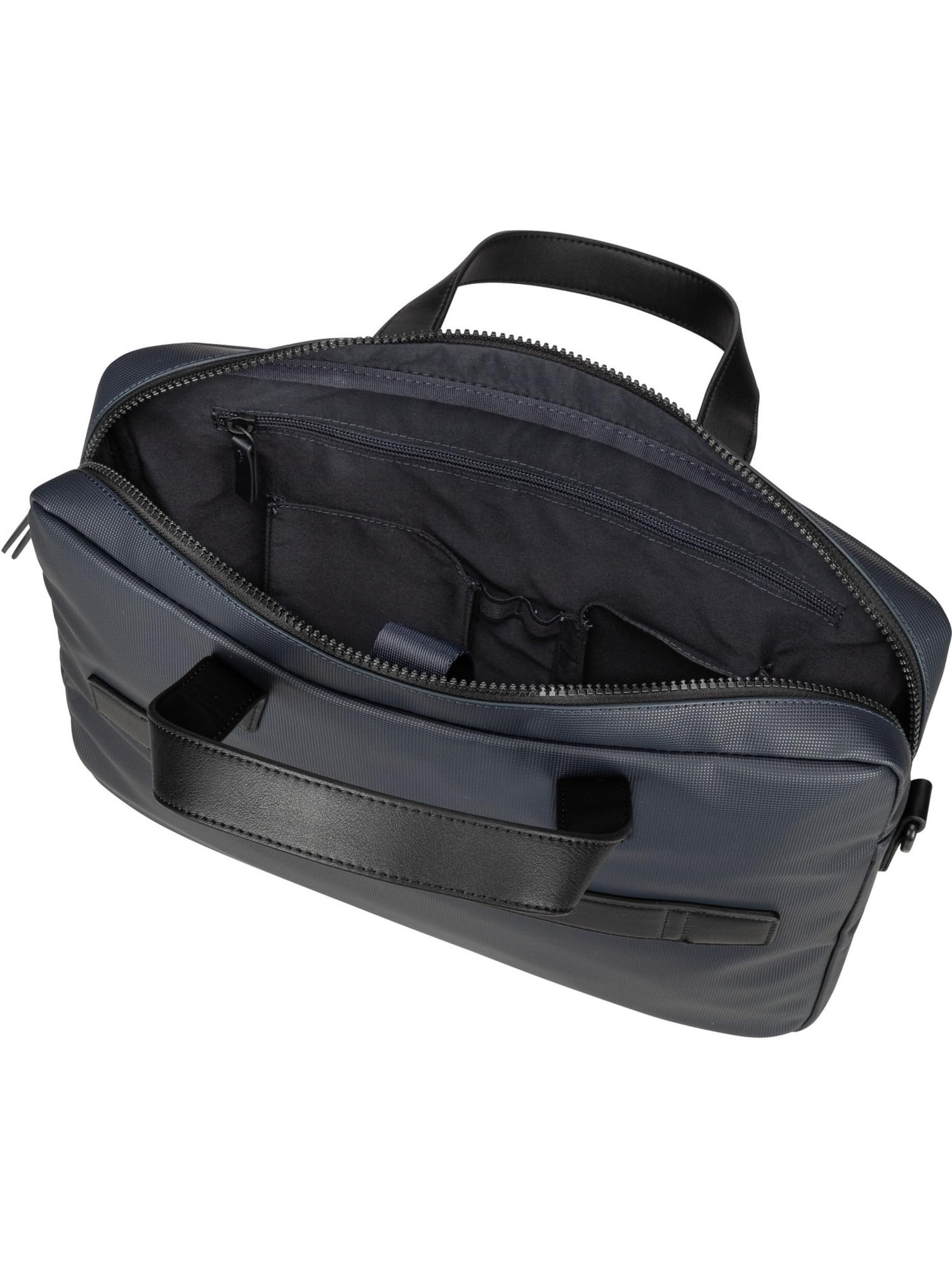 Tommy Hilfiger TH Pique Monotype Slim Computer Bag Space Blue, Espacio Azul, OneSize