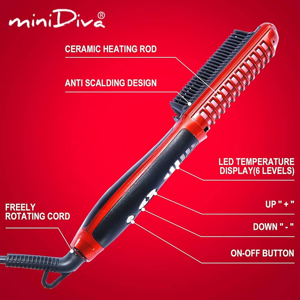 ヘアアイロン dafni nano mini hair styling hot brush Amazon.com : DAFNI X Conair Muse, Smoothing & Styling Hot