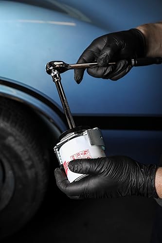 Miniatura 4 de ARES 56028 - Llave de filtro de aceite universal - Unidad de 38 pulgadas - Elimina filtros de aceite estilo giratorio de 2.5 a 3.25 pulgadas de