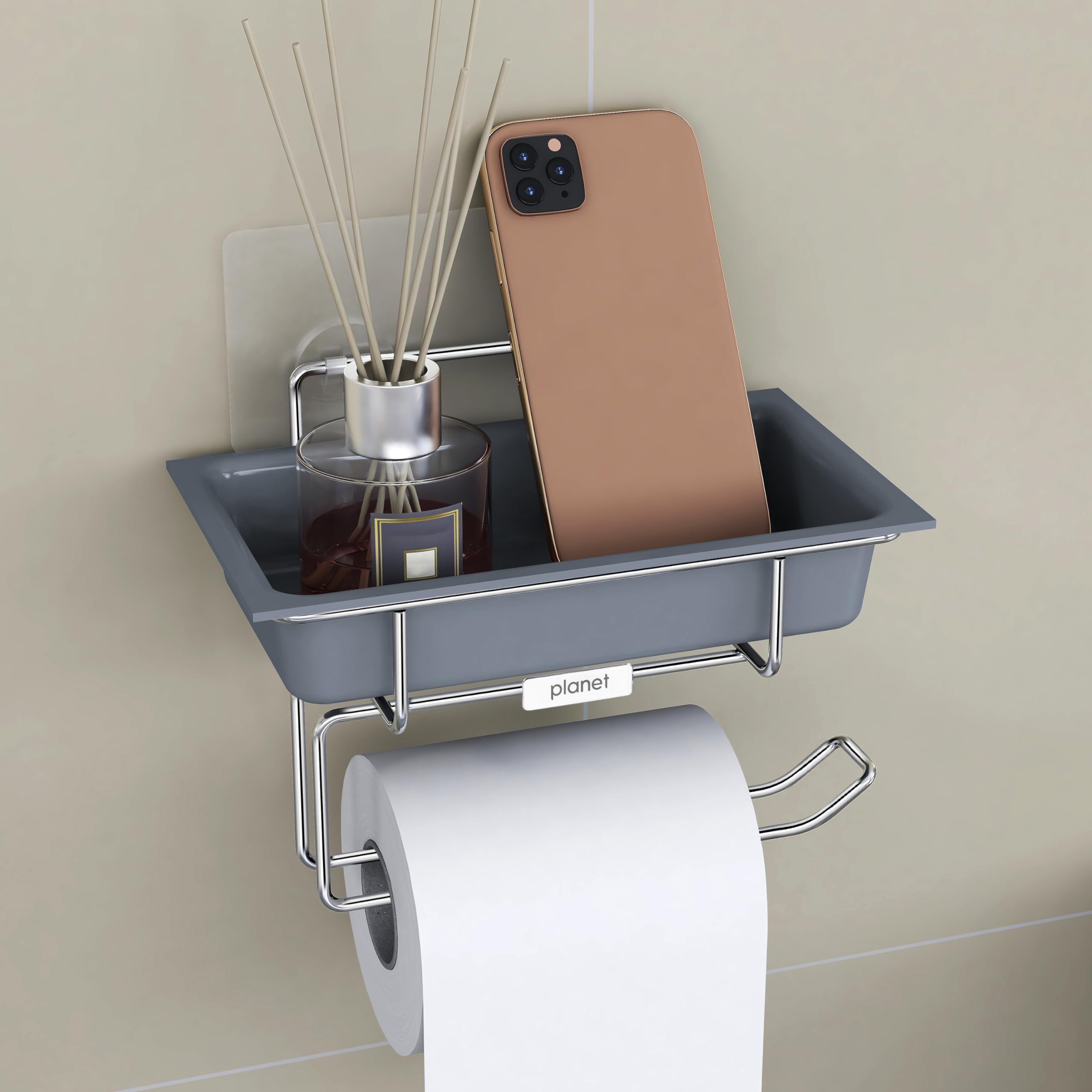 See full amazon price history chart for Planet Stainless Steel with Abs Plastic Self Adhesive Toilet Paper Holder/Hanger/Tissue Paper Roll Holder with Mobile Stand/Storage Rack for Bathroom/Toilet (Chrome) Planet Stainless Steel with Abs Plastic Self Adhesive Toilet Paper Holder/Hanger/Tissue Paper Roll Holder with Mobile Stand/Storage Rack for Bathroom/Toilet (Chrome) (B0CZXTST4F) Amazon Price History, Amazon Price Tracker