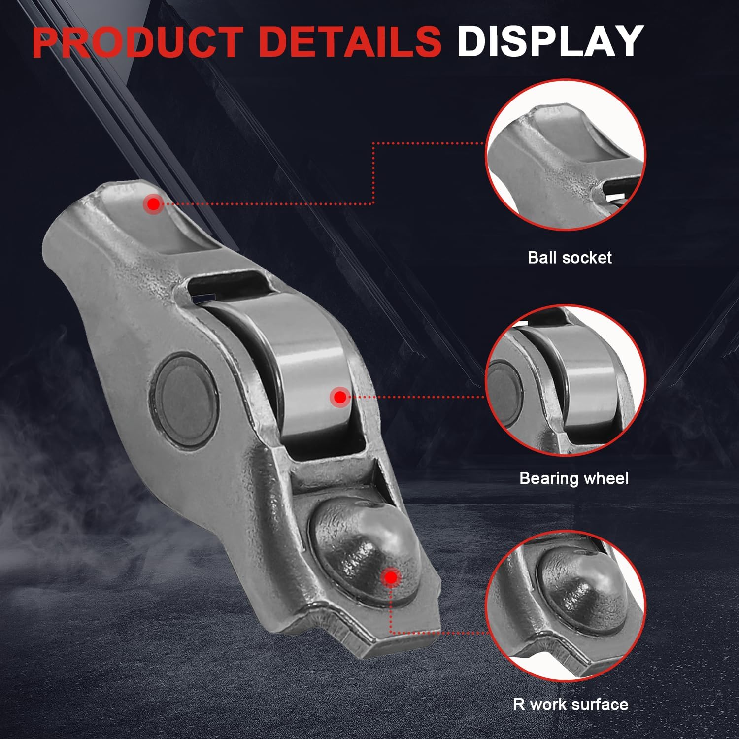 5184296AH 12PCS Rocker Arm Lifter Kit Compatible with 2011-2020 Chrysler 200 300,Dodge Ram 1500 Challenger Charger Journey Avenger,Jeep Grand Cherokee Wrangler 3.6L Engines Replaces 5184332AA