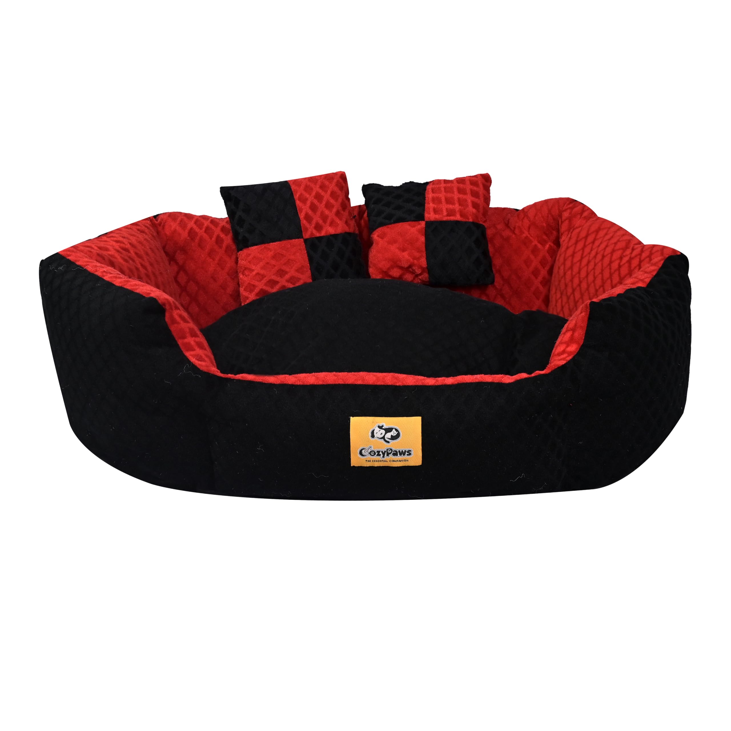 See full amazon price history chart for CozyPaws Velvet Pet Bed for Dog, Cat & Puppy, Premium Round Washable Dog Bed Sofa for Dogs and Cats (Black & Red, Large) CozyPaws Velvet Pet Bed for Dog, Cat & Puppy, Premium Round Washable Dog Bed Sofa for Dogs and Cats (Black & Red, Large) (B0D7Q7Q815) Amazon Price History, Amazon Price Tracker