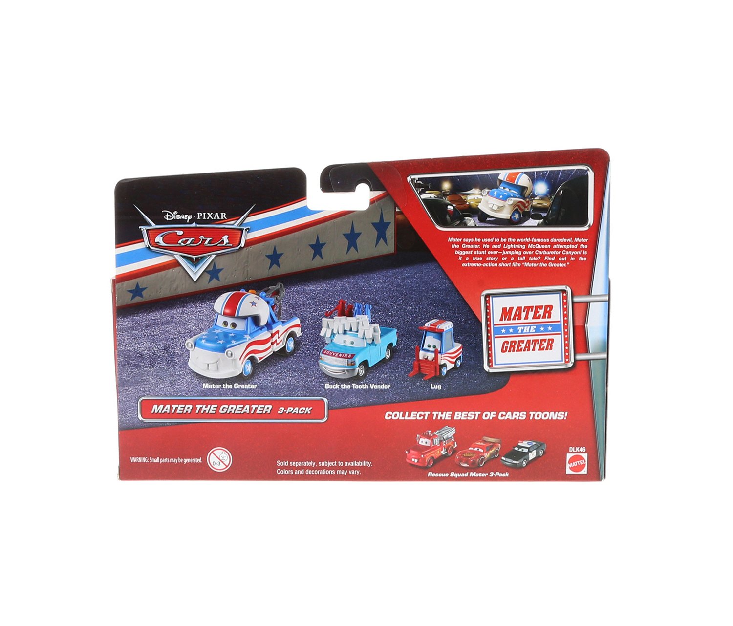 Disney / Pixar CARS TOON 1:55 Scale Die Cast Car Mater The Greater