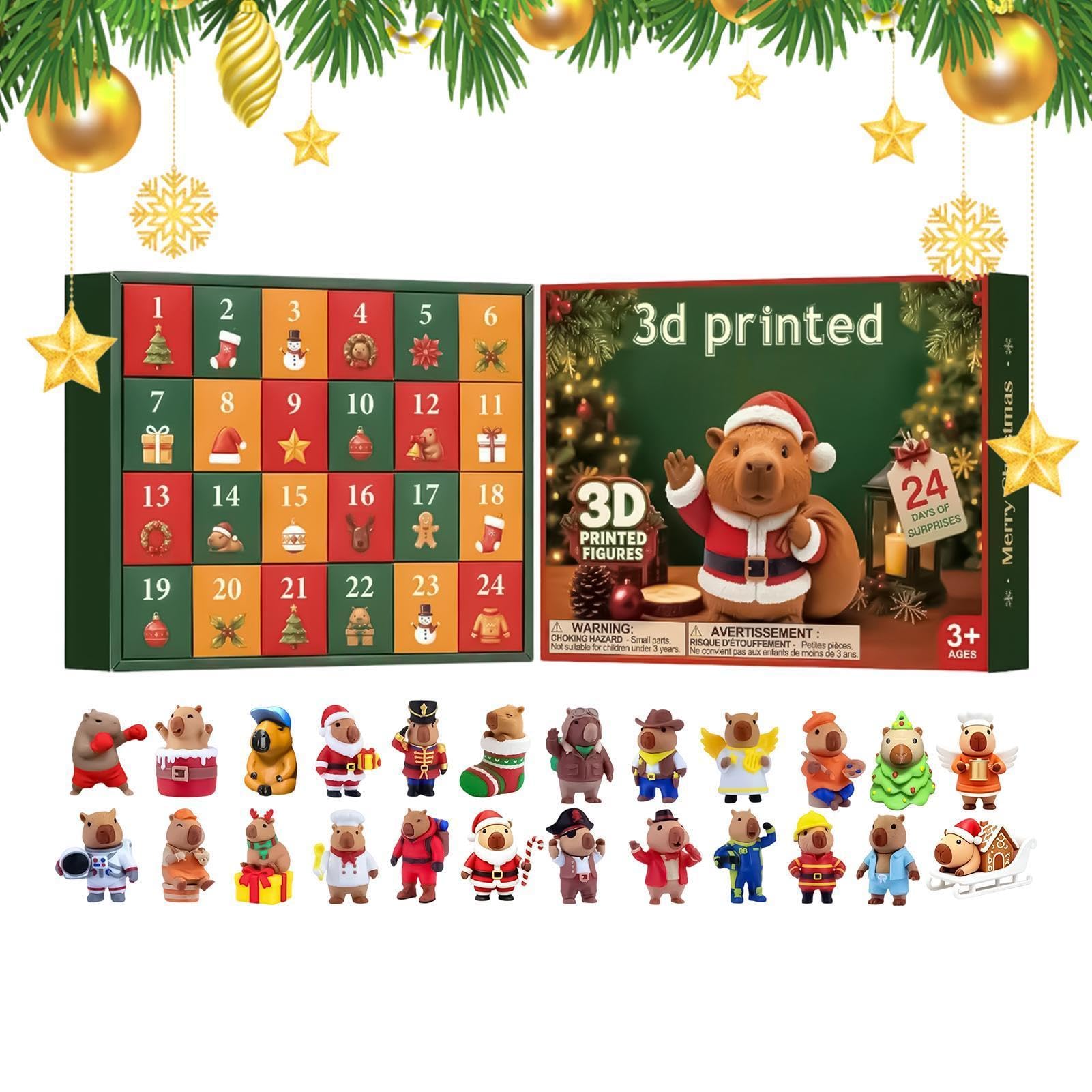 Calendrier de l'Avent Compte à Rebours de Noël Décorations de collection à