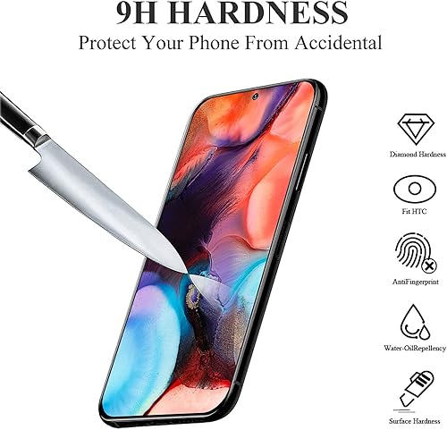 Miniatura 3 de [Paquete de 3 protectores de pantalla para Xiaomi Poco X3 GT Premium HD Película de vidrio templado dureza 9H, compatible con fundas, fácil
