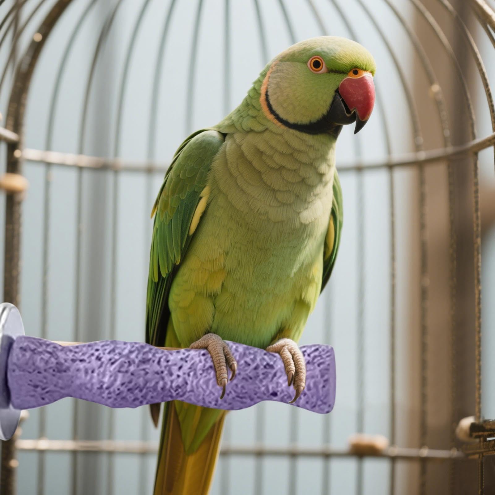 Posatoi Per Uccelli Per Gabbia,Posatoio per Gabbia Pappagallini | Giocattolo per Unghie per Pappagalli Cocorite Calopsite Inseparabili Attività Addestramento Animali Domestici Gioco Esterno
