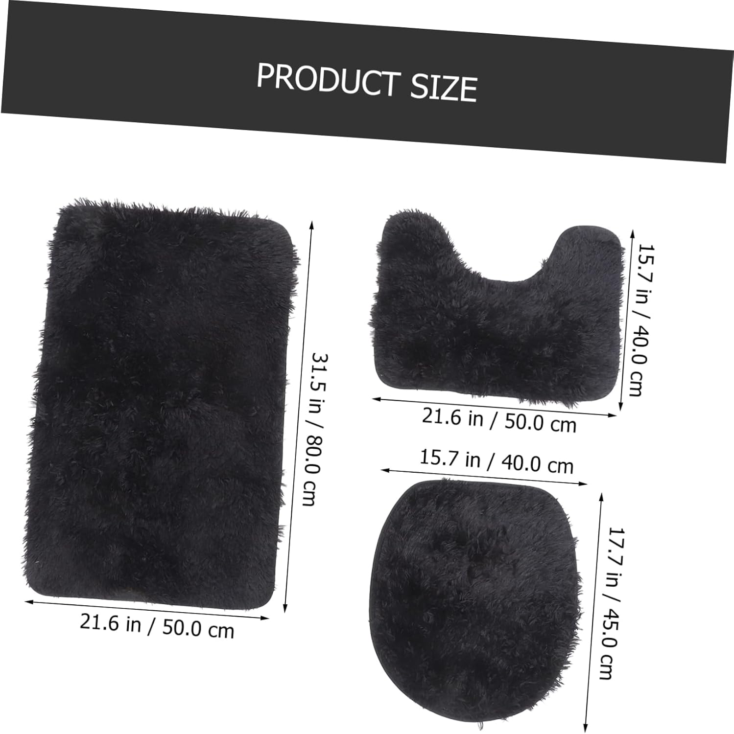KOMBIUDA 1 Set Reusable Cushion Toilet Lid Mat Plush Design Non Slip Bathroom Accessories for Home Travel Easy to Friendly Adorable Exterior