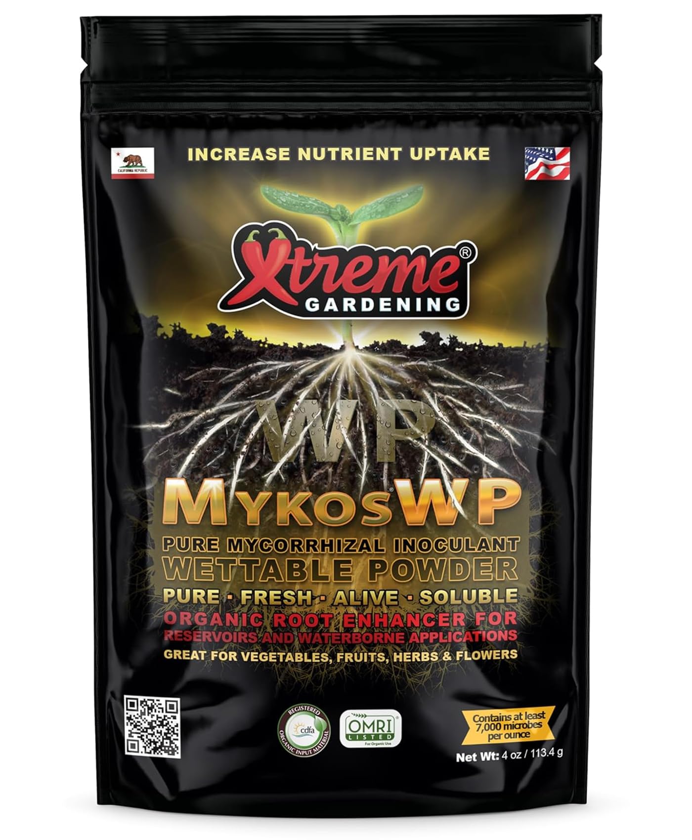 Amazon.com : Xtreme Gardening Mykos WP Mycorrhizae Powder