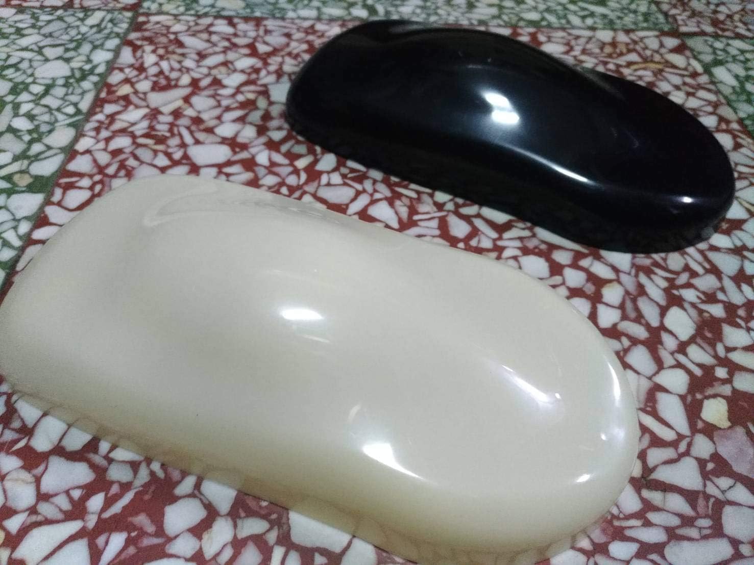 Black/White ABS Speed Shape-5+5pcs Pack for Water Transfer Printing/Hydro Dipping and Painting Practicing and Demonstration (Mixed)