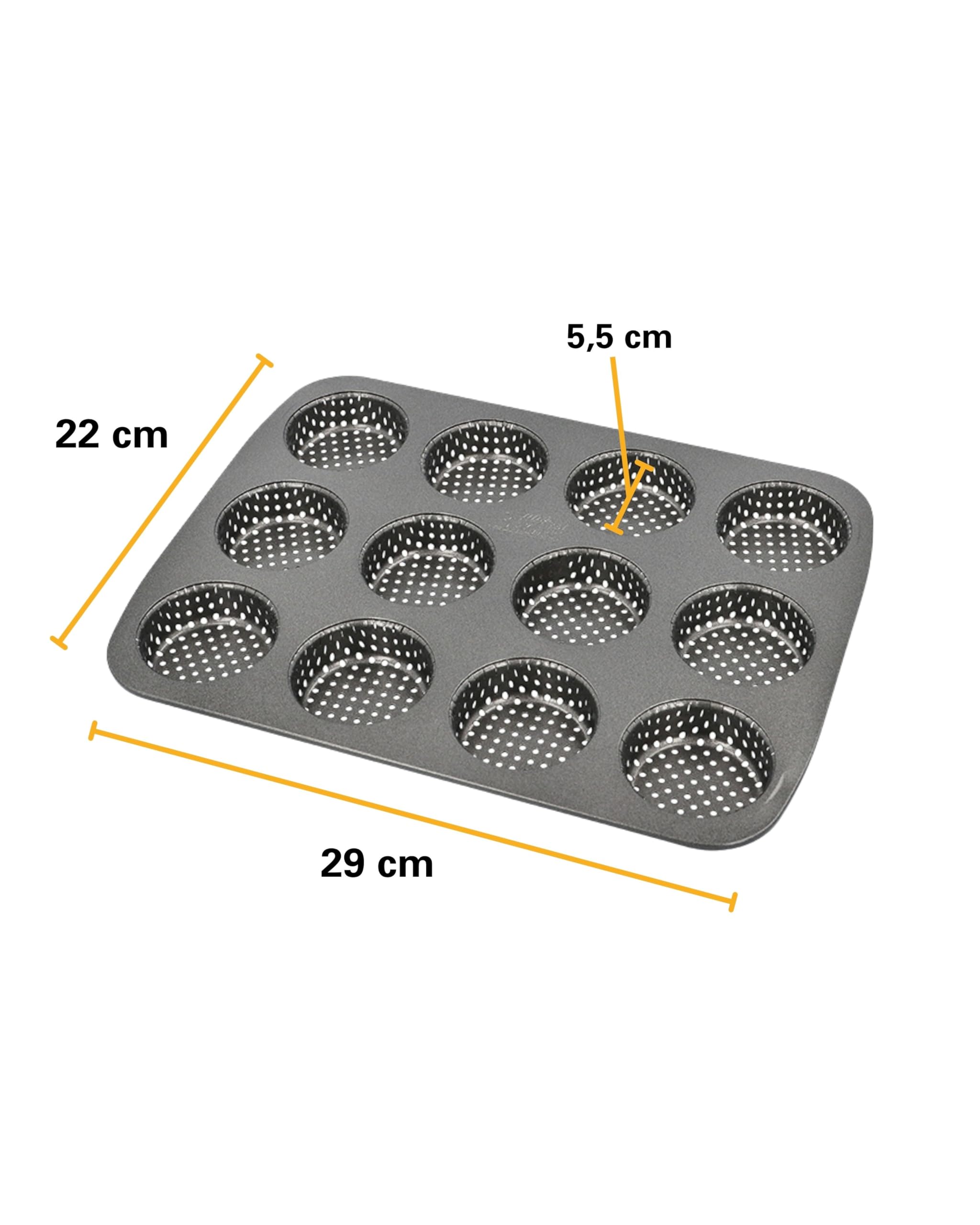 RBV Birkmann, 210417, Laib e anima, mini teglia per panini da birra, 12 scomparti, 29 x 22 x 2 cm