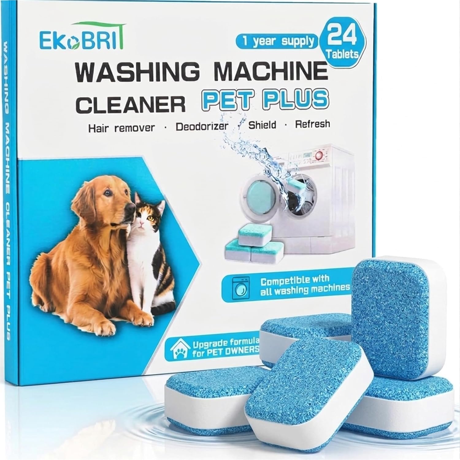 Washing Machine Cleaner Tablets 20 Pack