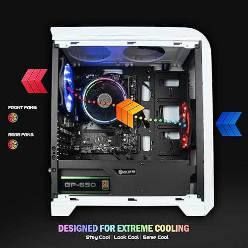 Miniatura 7 de Periphio Warp Gaming PC - Battlestation Gaming Bundle  AMD Ryzen 5 5600G  Gráficos Radeon Vega 7  Estado sólido (SSD) de 1 TB  RAM DDR4 de 16 GB