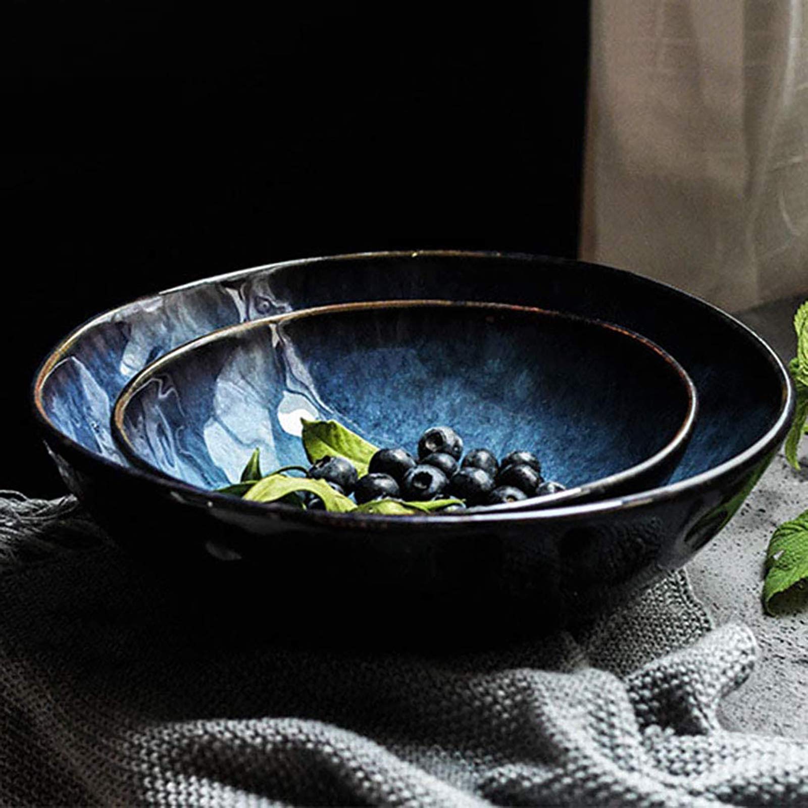 Keramikschale Obstsalat Ramen-Suppe Große kreative geformte Instant-Nudeln