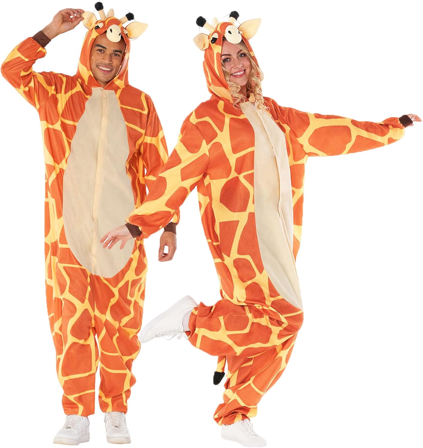 Morph, Giraffe Onesie Adult, Safari Animal Onesie Adult, Animal Onesies for Adults