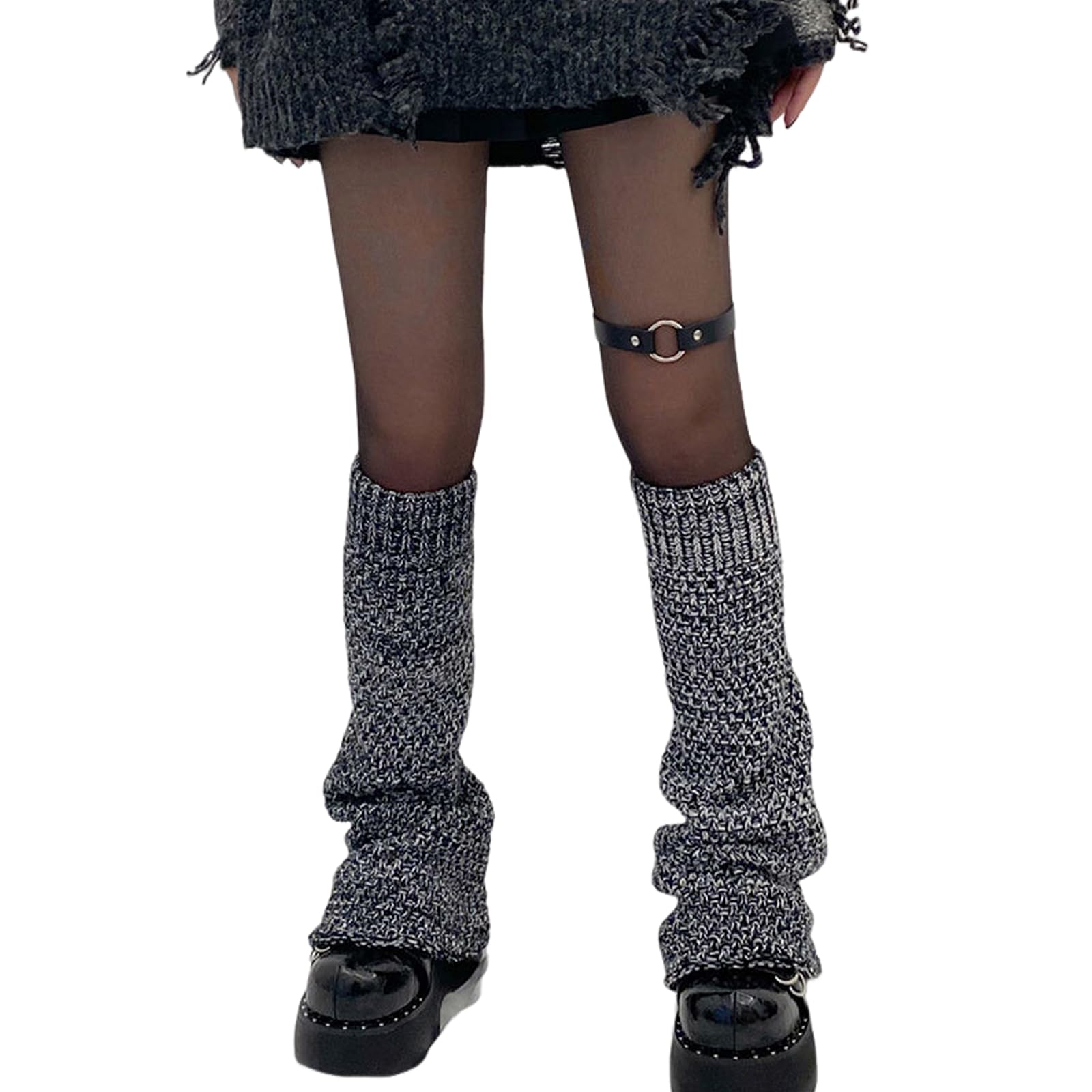 Sexybody Women's Leg Warmers Fashion Knit Warmers Long Socks Cute Y2K Kawaii Japanese Lolita Harajuku Accessories for Girls