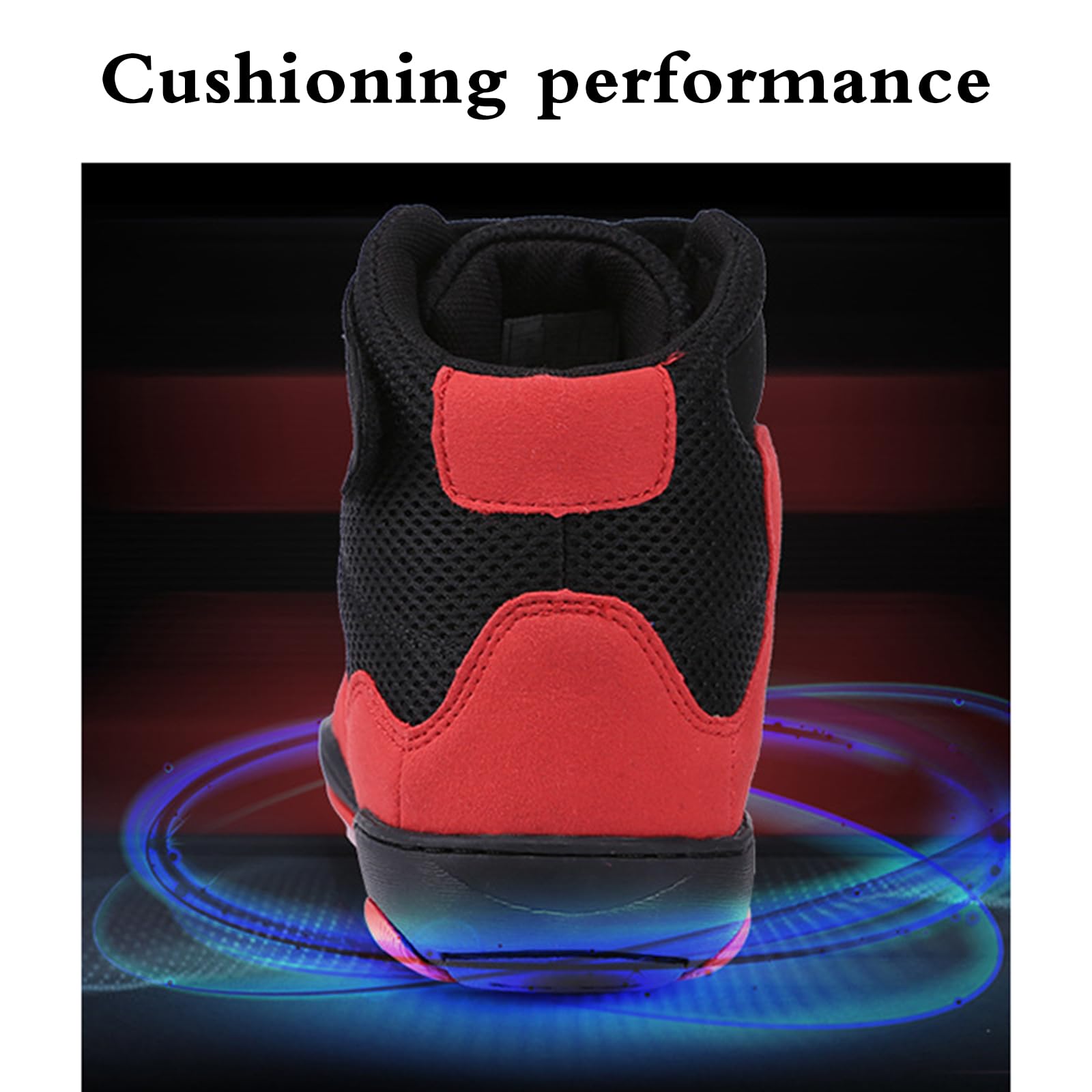 Botas Boxeo Mujer,Zapatillas De Deporte De Boxeo,Core Botas De Lucha,Comodidad Ligero,Respirable Antideslizante,con Malla Transpirable,para Fitness,Deportes,Sanda,CompeticióN,Entrenamiento