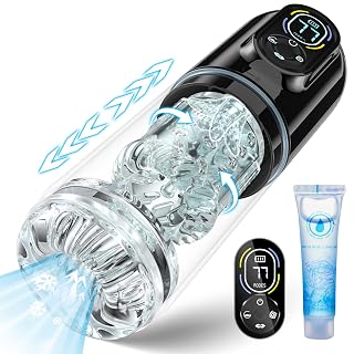 Automatic Male Masturbator Sex Toys for Men, Male Sex Toys Penis Pump with 7 Sucking & Vibrating & Thrusting & Rotating & Licking, Mens Sex Toy Adult Toys Blowjob Sex Machine Pocket Pussy Stroker - Amazon product rated Grade A