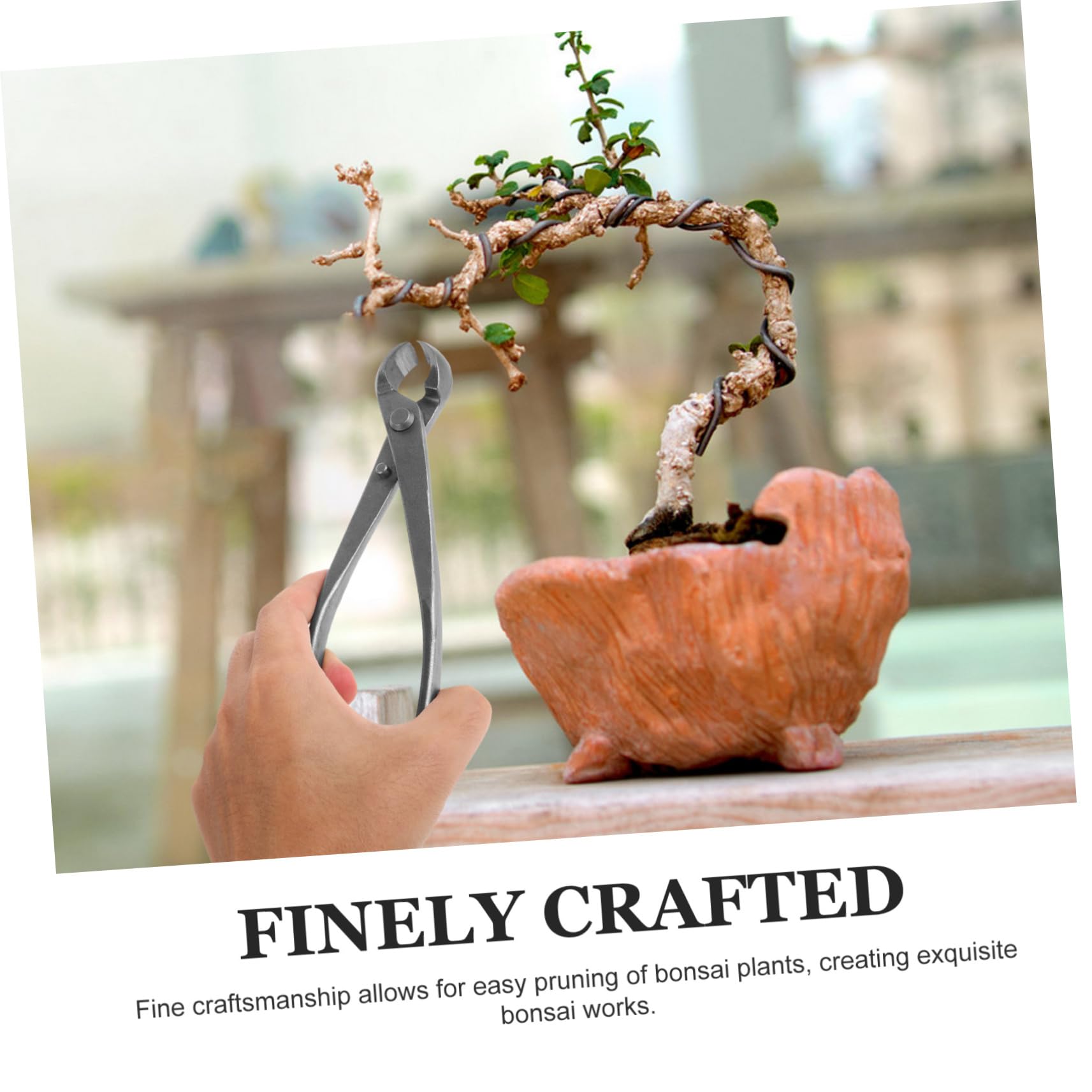KOMBIUDA Taglierina Bonsai in Acciaio al Carbonio, Design Ergonomico e Controllo Preciso per Potatura e Modellatura dei Rami in Giardino